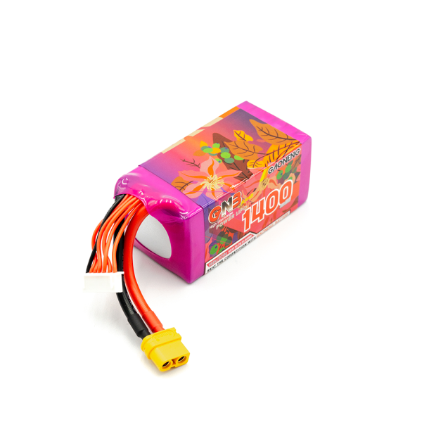 6S 1400mAh 160C LiPo Battery with XT60 Connector on Sale - Image 2
