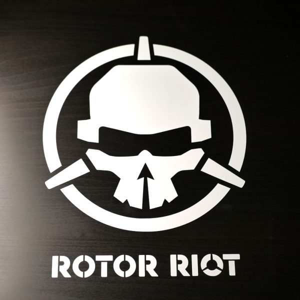 Rotor Riot Decal 9  Diameter For Cheap