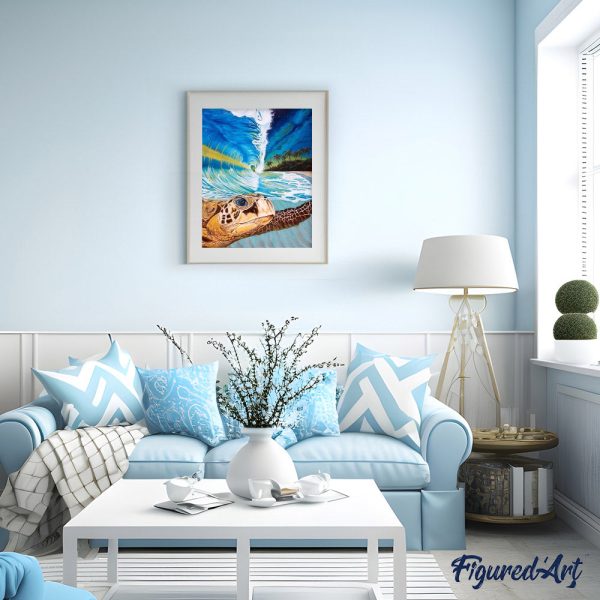 Turtle in the Waves Online Hot Sale - Image 3